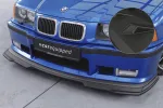 CSR Frontspoiler | Cup-Spoilerlippe mit ABE für BMW 3er E36 CSL755-M Carbon Look matt strukturiert (keine Lackierung erforderlich)