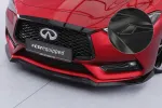 CSR Frontspoiler | Cup-Spoilerlippe mit ABE für Infiniti Q60 CSL754-G Glossy schwarz glänzend (keine Lackierung erforderlich)