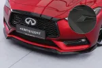 CSR Frontspoiler | Cup-Spoilerlippe mit ABE für Infiniti Q60 CSL754-M Carbon Look matt strukturiert (keine Lackierung erforderlich)