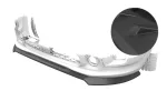 CSR Frontspoiler | Cup-Spoilerlippe mit ABE für Jeep Renegade CSL961-L schwarz matt (Lackierung erforderlich)