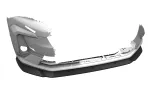 CSR Frontspoiler | Cup-Spoilerlippe mit ABE für Peugeot Traveller / E-Traveller / Expert / E-Expert CSL917-K Kupfer matt (keine Lackierung erforderlich)
