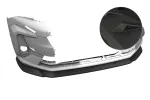 CSR Frontspoiler | Cup-Spoilerlippe mit ABE für Peugeot Traveller / E-Traveller / Expert / E-Expert CSL917-M Carbon Look matt strukturiert (keine Lackierung erforderlich)