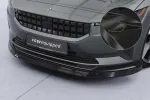 CSR Frontspoiler | Cup-Spoilerlippe mit ABE für Polestar 2 CSL822-G Glossy schwarz Hochglanz (keine Lackierung erforderlich)