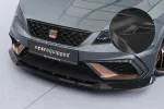 CSR Frontspoiler | Cup-Spoilerlippe mit ABE für Seat Leon 3 (Typ 5F) Cupra R  CSL885-C Carbon Look Hochglanz (keine Lackierung erforderlich)