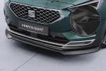 CSR Frontspoiler | Cup-Spoilerlippe mit ABE für Seat Tarraco CSL946-G Glossy schwarz Hochglanz (keine Lackierung erforderlich)