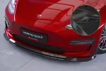 CSR Frontspoiler | Cup-Spoilerlippe mit ABE für Tesla Model 3 CSL701-G Glossy schwarz glänzend (keine Lackierung erforderlich)