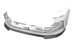 CSR Frontspoiler | Cup-Spoilerlippe mit ABE für VW Passat B9 Variant CSL921-K Kupfer matt (keine Lackierung erforderlich)