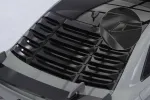 CSR Heckscheibenblende mit ABE für Audi A3 / S3 / RS3 (8V) Limousine HSB139-C Carbon Look Hochglanz (keine Lackierung erforderlich)