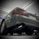 Fox Endschalldämpfer JDM Style 1x114 Typ 10 colouriert für Mazda RX-7 FC – Edelstahl, nur Rennsport