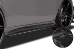 CSR Seitenschweller mit ABE für Mercedes-Benz CLA C117 X117 SS448-G Glossy schwarz glänzend (keine Lackierung erforderlich)