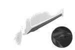 CSR Seitenschweller mit ABE für Toyota Aygo 2 SS493-C Carbon Look Hochglanz (keine Lackierung erforderlich)