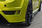 Maxton Design Heck Ansatz Flaps Diffusor für Ford Focus RS Mk2 schwarz Hochglanz