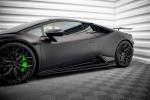 Maxton Design Seitenschweller Ansatz für Lamborghini Huracan EVO schwarz Hochglanz