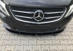 Maxton Design Front Ansatz V.2 für Mercedes-Benz V-Klasse W447 schwarz Hochglanz